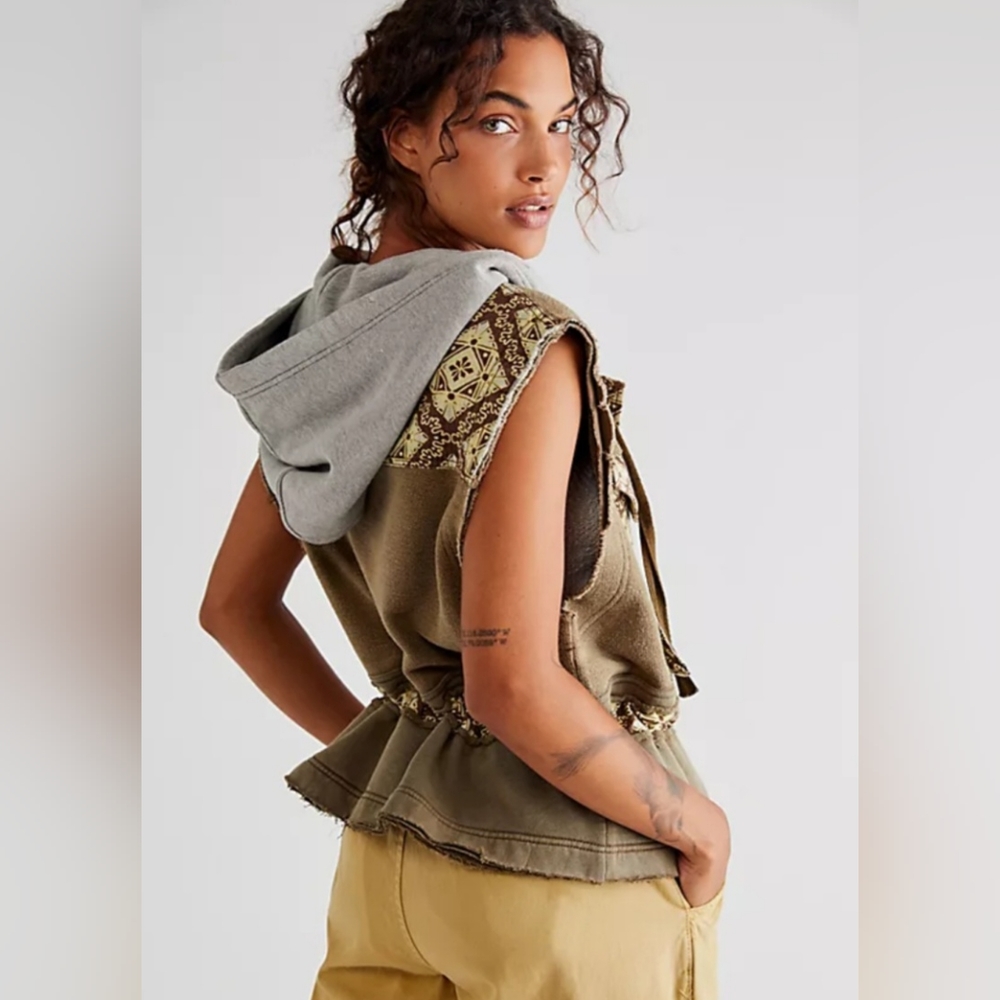 Free People Joanna Hooded Vest